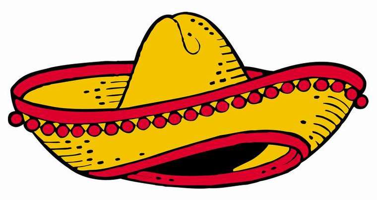 Cartoon Sombrero Mexicano Clipart - Free to use Clip Art Resource