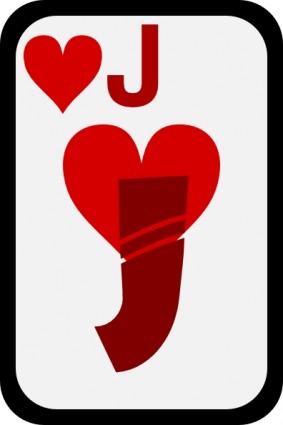 Jack Of Hearts clip art Vector clip art - Free vector for free ...