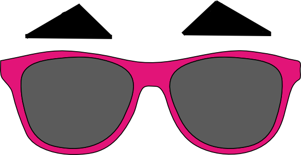 Darren Criss Eyebrows And Sunglasses clip art - vector clip art ...