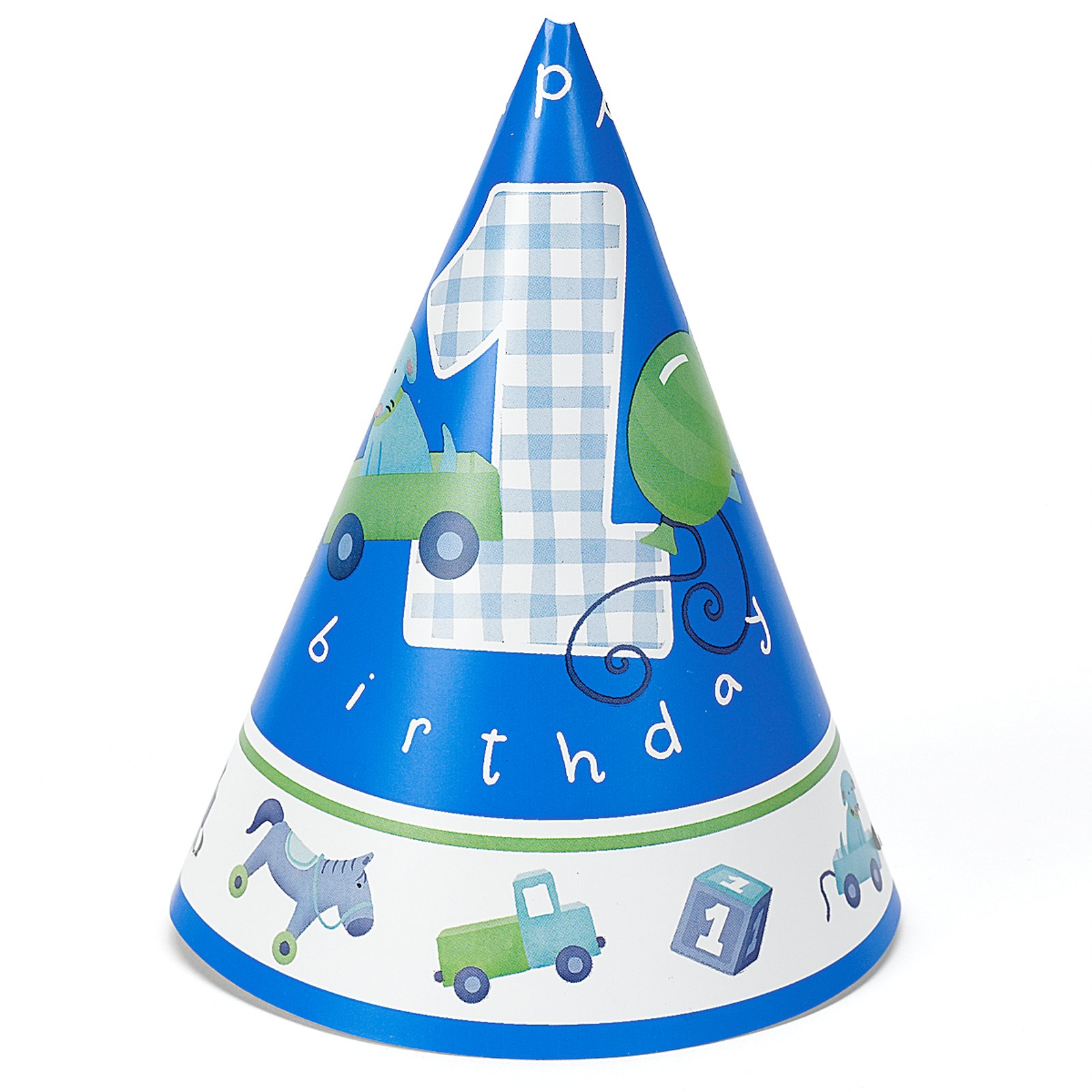 $2.85 Boy's Little 1 Birthday Cone Hats at CostumesHut.