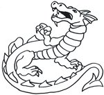 deviantART: More Like Dragon Tattoo Outline by