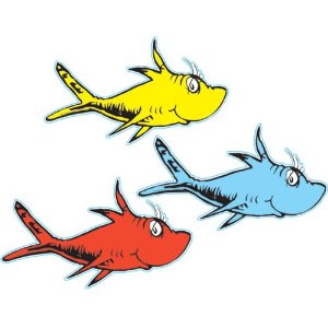 Dr Seuss One Fish Two Fish Assorted Accents - 36 per ...