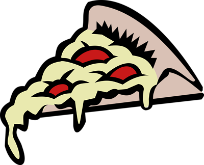 Free Stock Photos | Illustration Of A Slice Of Pizza With Toppings ...