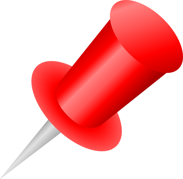 Push Pin clip art - vector clip art online, royalty free & public ...