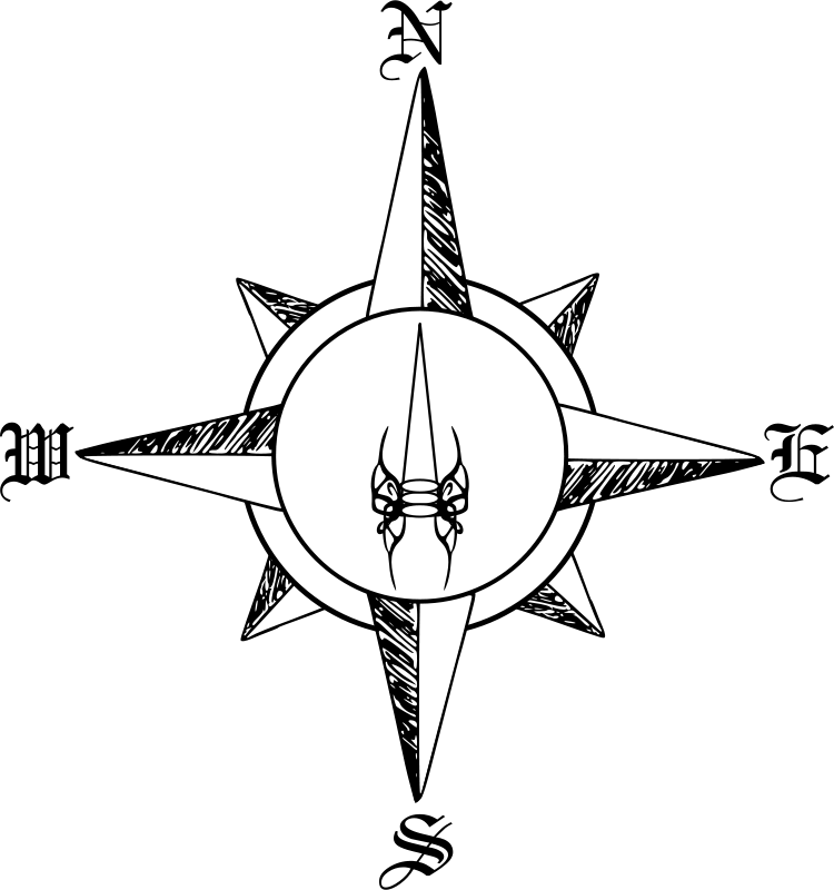 Clipart - Compass Rose
