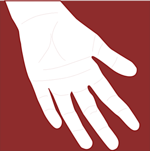 Open Hand clip art - vector clip art online, royalty free & public ...
