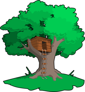 Tree House Clip Art - vector clip art online, royalty ...