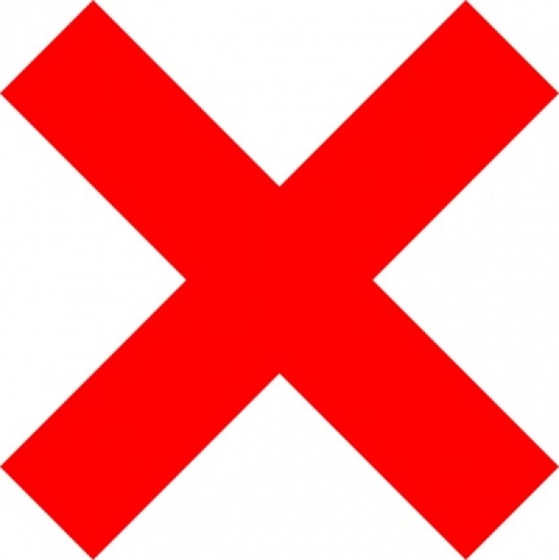 X Icon clip art | Download free Vector
