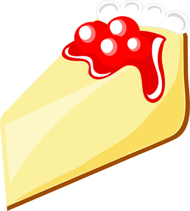 Dessert Clipart Image - Cheesecake