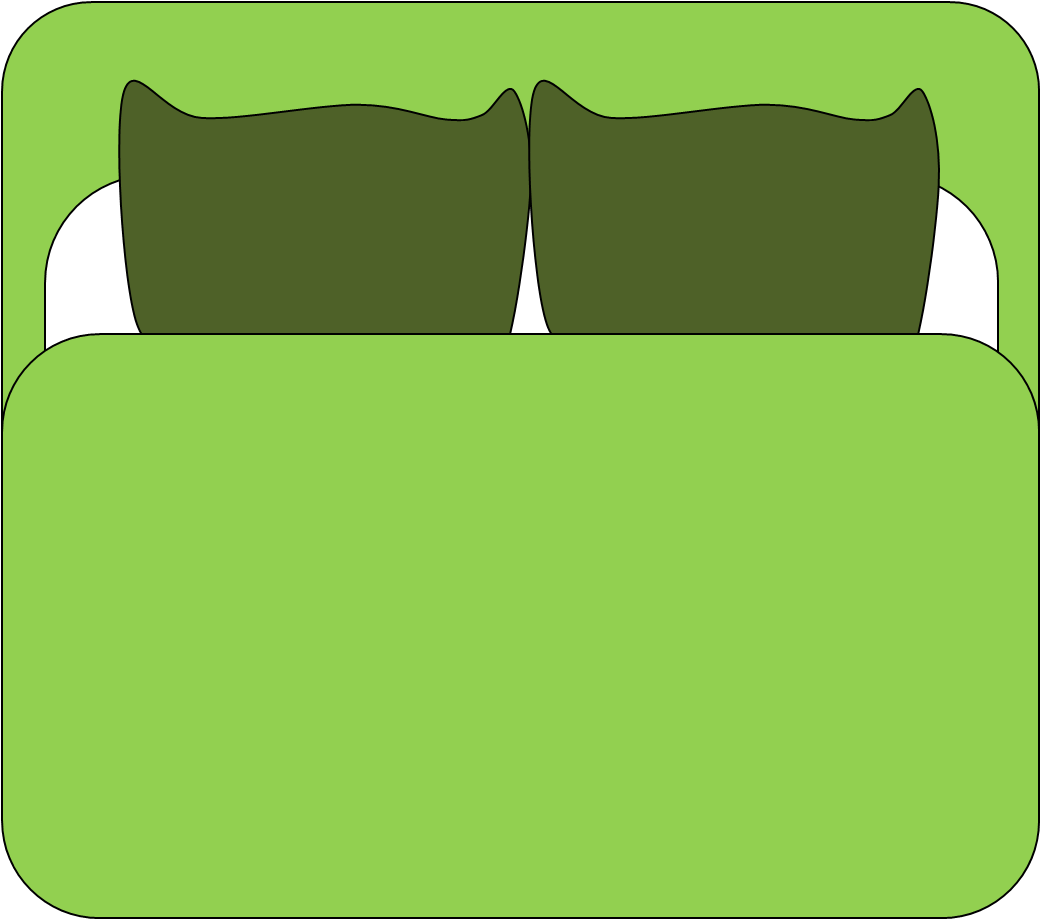 Bed 4 image - vector clip art online, royalty free & public domain