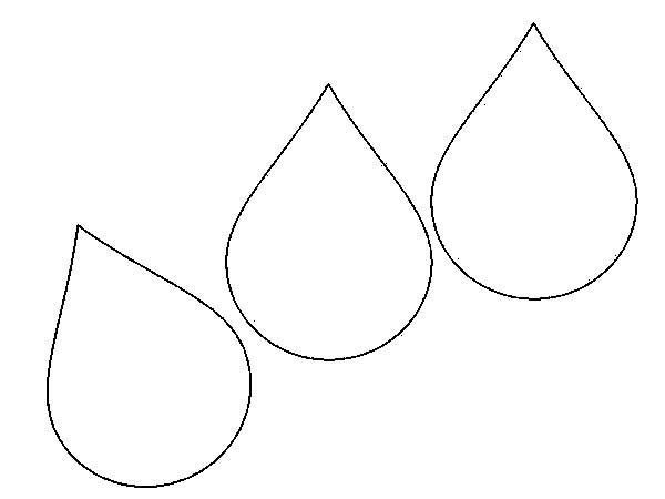 Raindrop Image Coloring Page | Color Luna