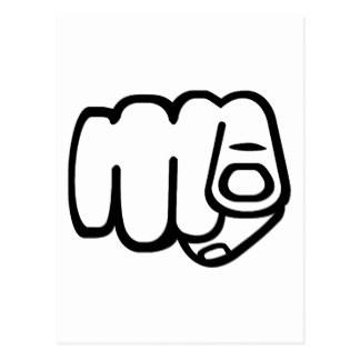 Finger Pointing At You Postcards | Zazzle
