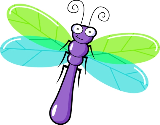 Cartoon Dragonfly Clipart