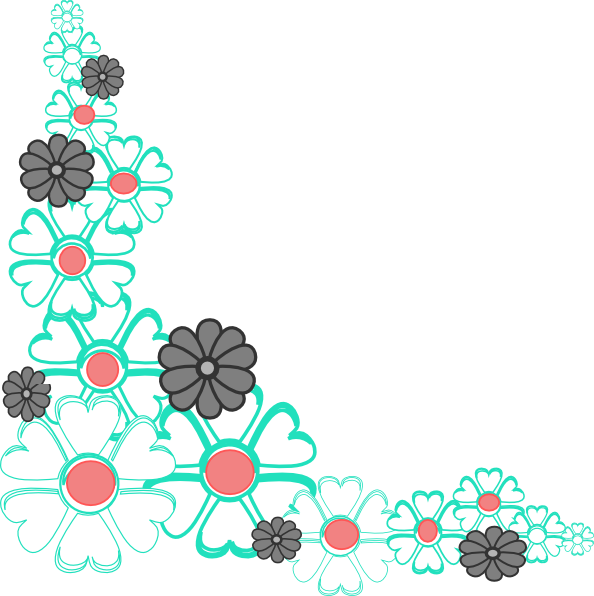 Flower Corner Clipart