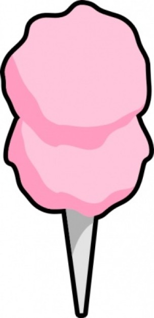 Cotton Candy clip art Vector | Free Download