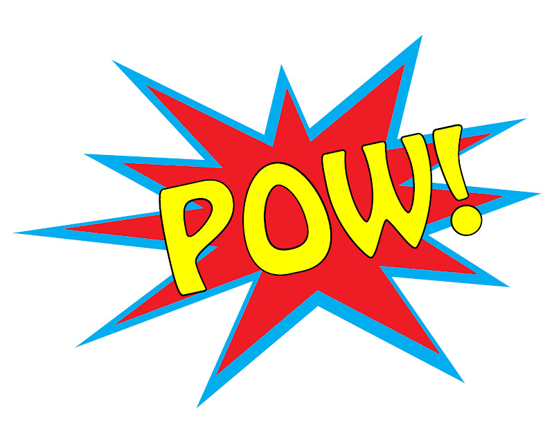 Pow Super Hero Sign