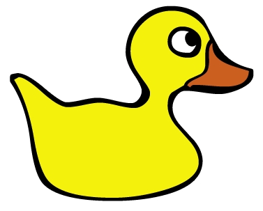 Duck Clip Art Black And White - Free Clipart Images