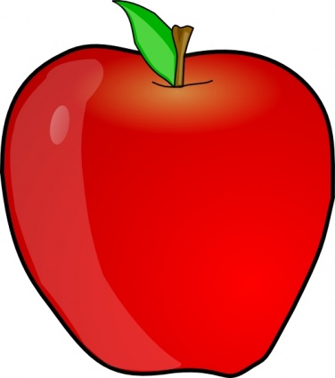 Apple Outline Clip Art - Free Clipart Images