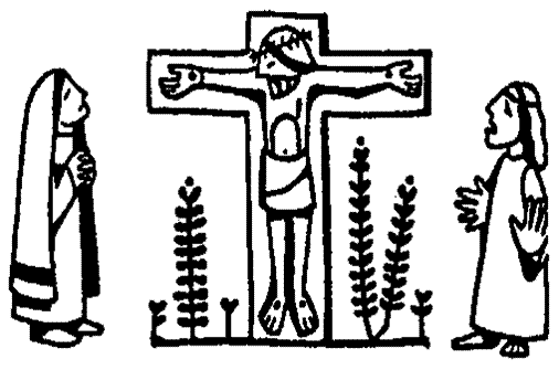 Jesus On Cross Drawing - ClipArt Best