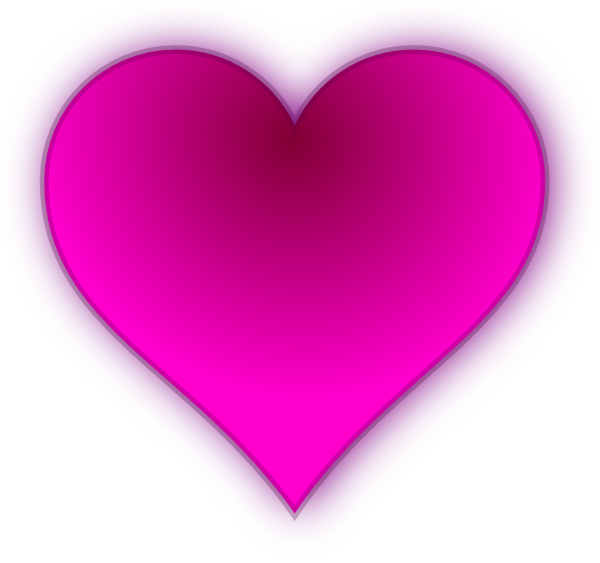 Pink Heart Clip Art - vector clip art online, royalty ...