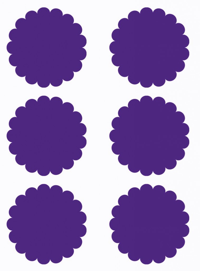 Best Photos of Scalloped Circle Template - Free Scalloped Circle ...