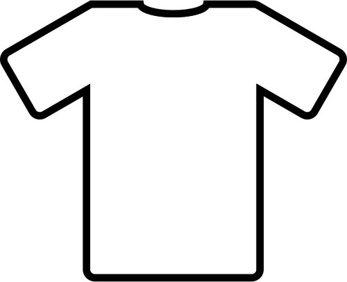 WeiÃ?es t-shirt clipart