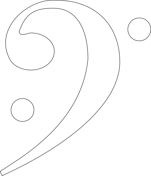 Bass Clef Art
