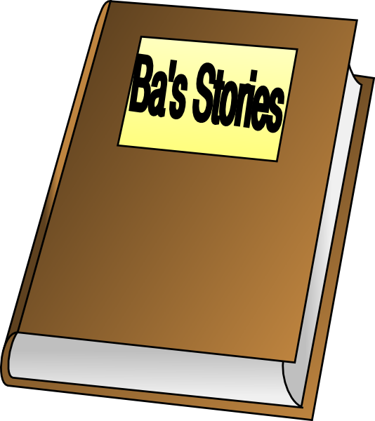 Bas Story Book Clip Art - vector clip art online ...