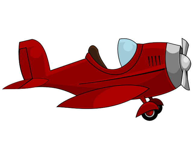 Aeroplane cartoon clipart