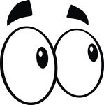 Eyes Looking Up Clipart - Free Clipart Images