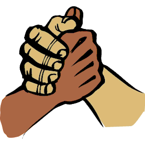 Arm wrestling icon clipart