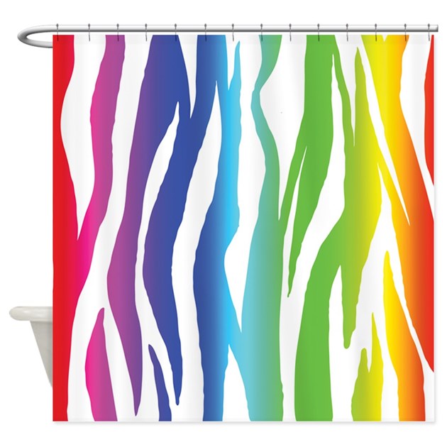 Rainbow Zebra Bathroom Accessories & Decor - CafePress