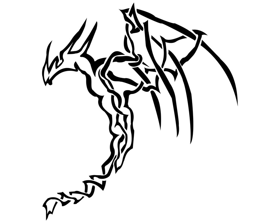 DeviantArt: More Like Celtic knot tribal dragon by WrensthavAviovus