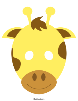 Best Photos of Giraffe Face Template - Giraffe Head Pattern ...