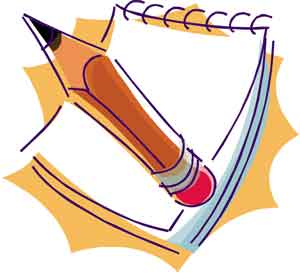 Pencil and Paper Clipart - Cliparts and Others Art Inspiration