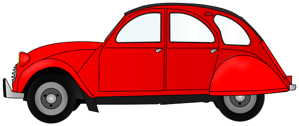 Red sports car top view clip art at vector clip art - dbclipart.com