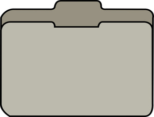 File Folder Clipart Image - Gray File Folder Icon - ClipArt Best ...