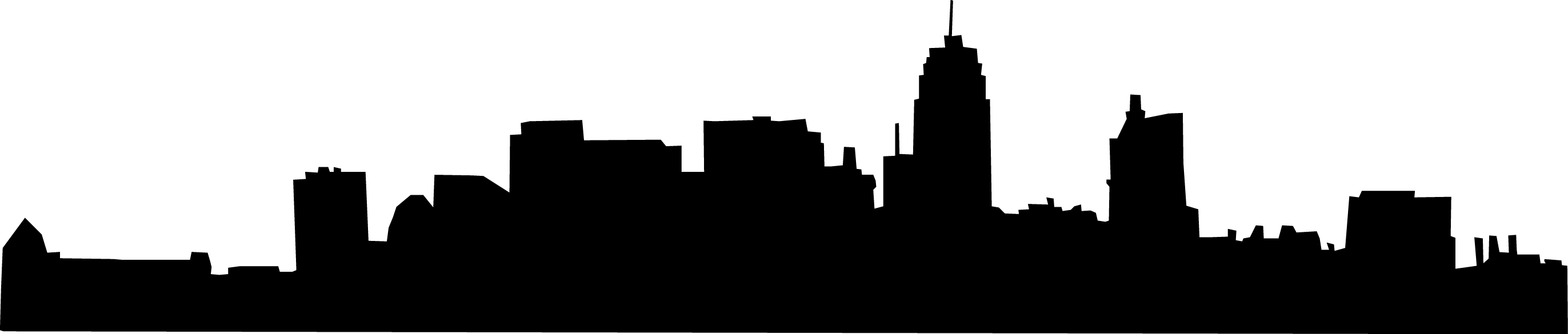 City Skyline Outline - ClipArt Best