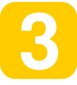 Number In Yellow Rounded Square clip art - vector clip art online ...