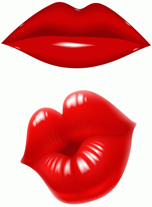2 bibir merah materi vektor | Ambil PSD, EPS, AI, CDR File Gratis
