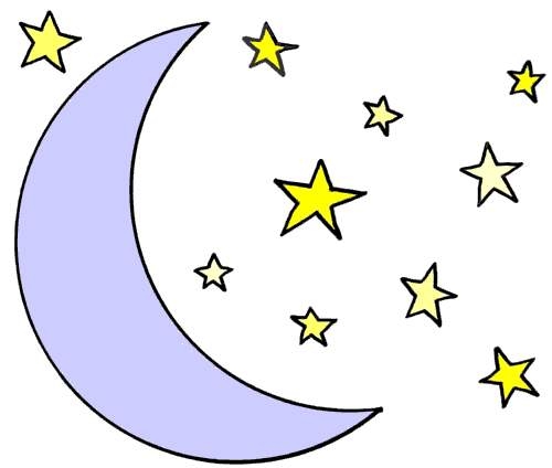 Moon And Stars Clipart