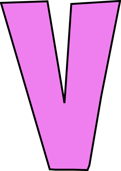 Letter V Clipart