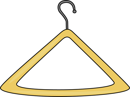 Clothes hanger clipart