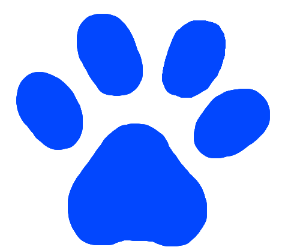 Blue Clues Pawprint - ClipArt Best