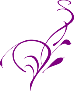 Purple Flower Border - ClipArt Best