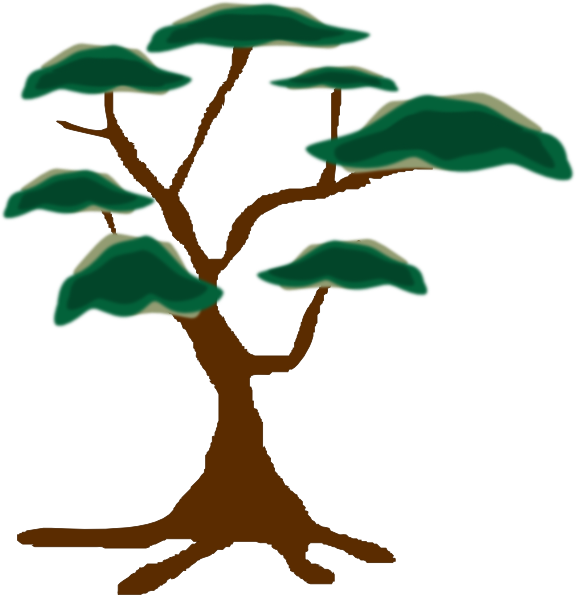 Safari tree clipart