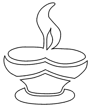 Diwali Pictures to Color
