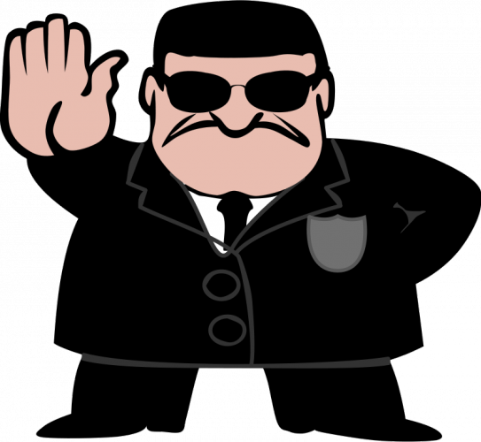 Clip Art Of A Government Agent Clipart