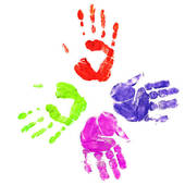 Handprint Heart Clipart