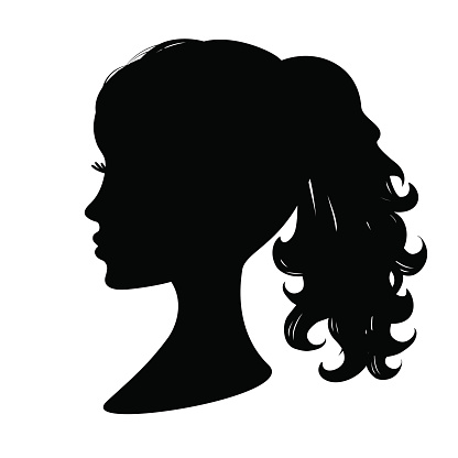 Ponytail Clip Art, Vector Images &amp; Illustrations
